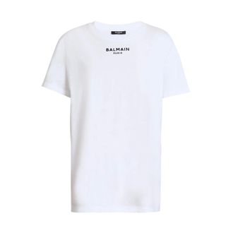 Balmain Silk and Nylon T-Shirt - female - Balmain - T-Shirts - White - M - Tops