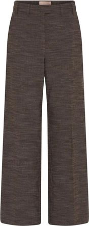 Gustav Broeken, Dames, Bruin, 3Xl, Wide Broeken