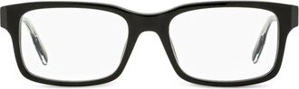Ermenegildo Zegna rectangular-frame glasses - Black