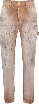 Dsquared2 Vaqueros pitillo de mezclilla en tonos neutros - Jeans - Hombre - Beige - M