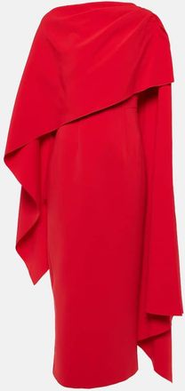 Roksanda Ilincic Demetria caped midi dress