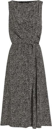 Dolce & Gabbana Grey Heavy Crpe Cocktail Dress