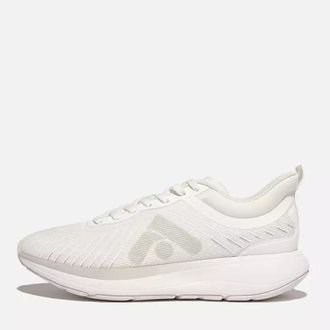 FitFlop Womens FitFlop FFRunner Sneakers Urban White Mesh Running Shoes ZAP1140