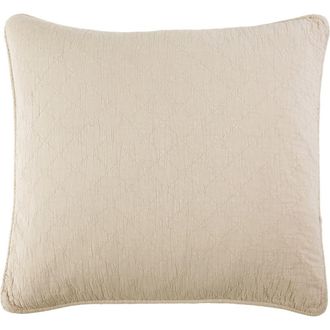 Pom Pom at Home Huntington Euro Pillow Sham in Taupe at Nordstrom