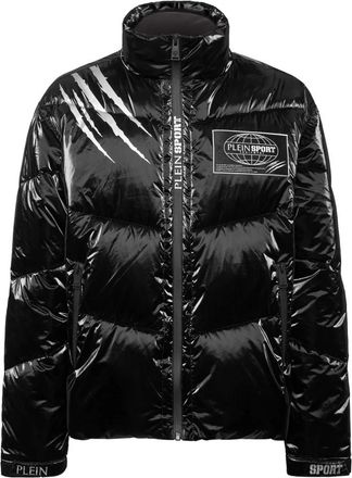 Plein Sport Heren, Jassen, Zwart, Maat: 4XL Nylon