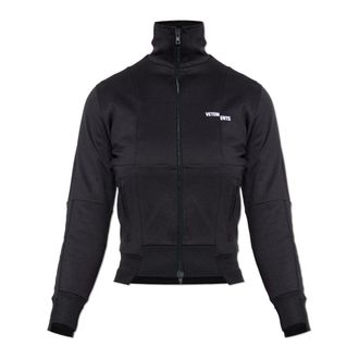 VETEMENTS Zip-throughs, female, Black, Size: XS Turtleneck Sweatshirt