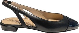 Stuart Weitzman Decolte Sleek Slingback Nero
