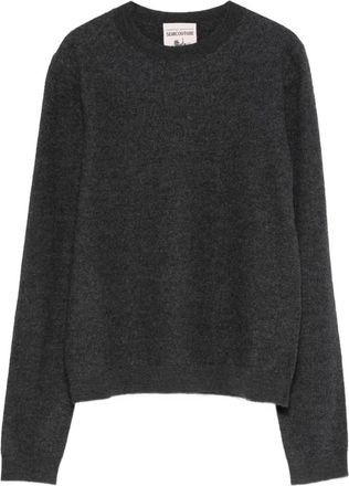 Semicouture Amedee Ronde hals knitwear - Dames - Ronde hals truien - Grijs - S - Truien & Vesten