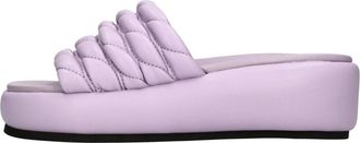Strategia Schoenen, Dames, Paars, 38 EU, Leer, Mules van eco-leer