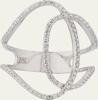 Lana Jewelry 14K Gold Skinny Illuminating Diamond Ring