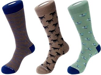 Unsimply Stitched 3-Pack Mens Crew Socks