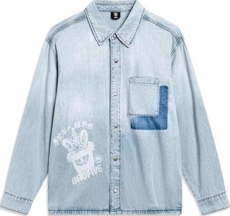 Li-Ning BadFive Graphic Denim Jacket Denim Blue AJDT771-1