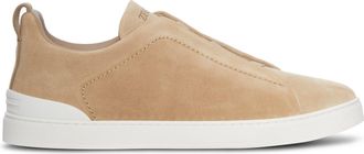 Ermenegildo Zegna TRIPLE STITCH SUEDE SNEAKERS - Zegna - Man