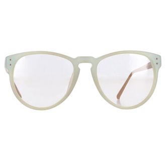 Linda Farrow Ovale Raam Bril in Groene Acetaat