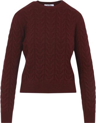 Max Mara Dames, Truien, Rood, Maat: L Kasjmier