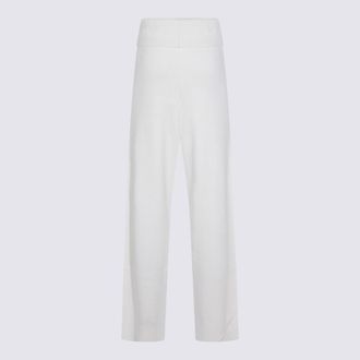 Aya Muse Womens Trousers Off White Cottoncashmere
