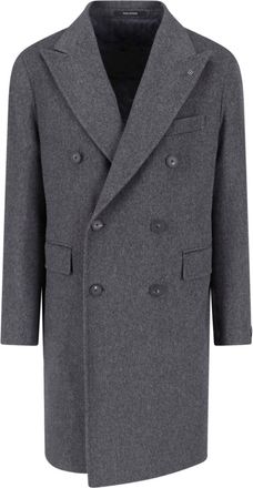 Tagliatore Cappotto Doppiopetto In Lana Vergine