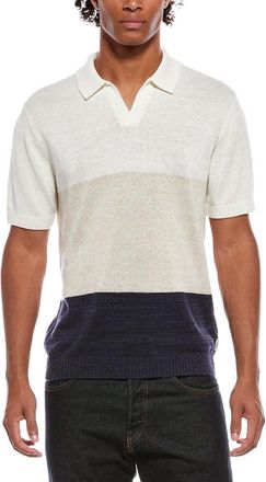 Onia Silk & Linen-Blend Johnny Polo Shirt