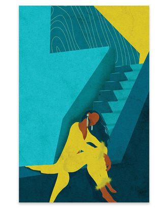 iCanvas Icanvas Kelsi Print On Acrylic Glass By Reyna Noriega