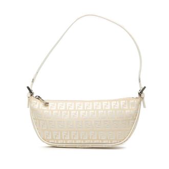 Fendi Pre-owned Fendi Zucchino Canvas Shoulder Bag Ladies 08 BR133 028