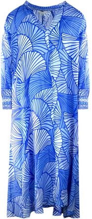 LOréal Inoa Exuma Blue Long Sleeve Tunic Dress
