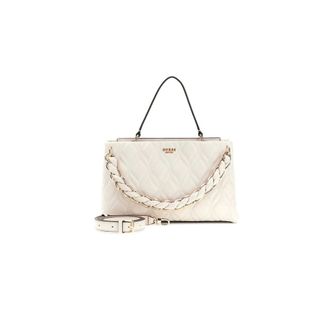 Guess Maxine 2 Comp Satchel - female - Guess - Handbags - White - ONE SIZE - Bags