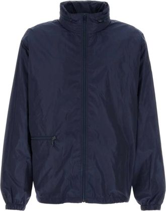 Saint Laurent Coupe-vent - Heren - Zomerjassen - Blauw - XL - Jassen