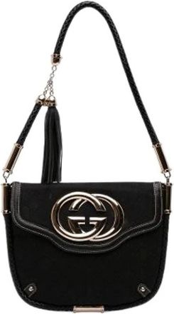 Gucci Pre-owned Britt Shoulder Bag - - Pre-owned - Donna - Nero - ONE SIZE
