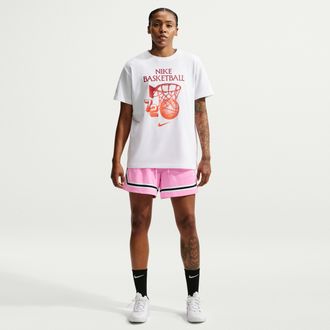 Nike Womens Crossover Dri-FIT 5 Basketball Shorts in Pink | FV8505-621
