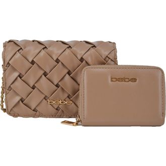 Bebe Luca Crossbody Bag with Wallet in Beige at Nordstrom Rack