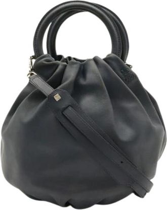 Loewe Pre-owned Bucket Bag - Dames - Vintage Tas - Blauw - ONE Size - Leer - Vintage