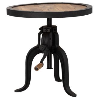 Wanderlust Deco Mesa de altura regulable natural d51x48