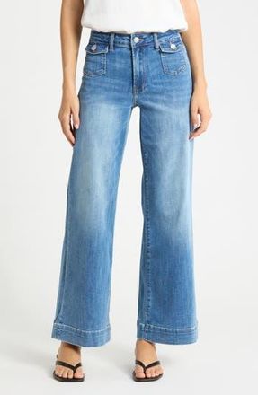 Joie Wide Leg Jeans in Medium Wash at Nordstrom Rack, Size 12
