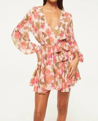 Misa Caria Mini Dress In Sonoran Flora
