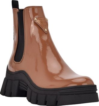 Guess Hestia Chelsea Boot in Medium Brown at Nordstrom Rack, Size 5.5
