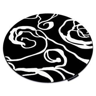 RugsX RugsX Hampton Rug in Black | Size: 200 cm diameter