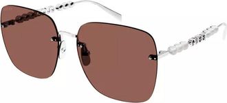 Gucci Brown Square Ladies Sunglasses GG1923SA 002 63
