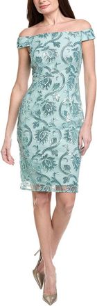 Adrianna Papell Off-Shoulder Sheath Dress