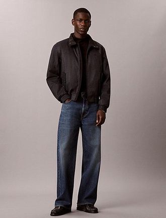 Calvin Klein Chaqueta Con Cremallera Denim T&eacute;cnica