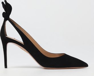 Aquazzura D&eacute;collet&eacute; Bow Tie Aquazzura in camoscio