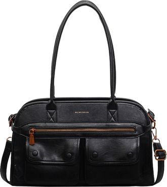 Generic Vintage womens shoulder bag made of PU leather. Fashionable clutch bag for work, leisure, travel and everyday life