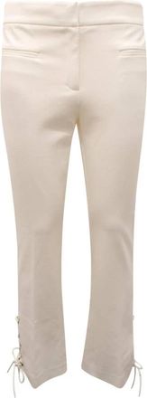 Twinset Sneeuwbroek met stijl 231Tp 2121 - Dames - Vrijetijds broeken - Wit - M - Broeken
