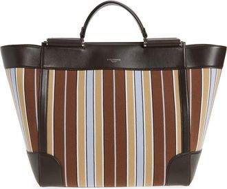 Dolce & Gabbana Sicily Stripe Jacquard Shoulder Bag in Multicolor Marrone at Nordstrom
