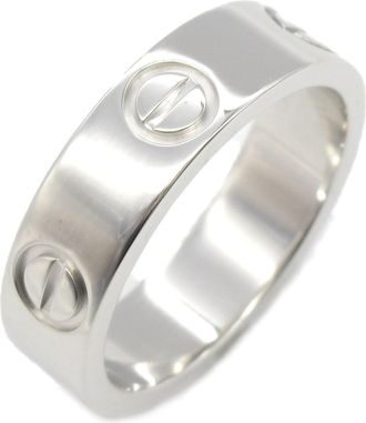 Cartier Silver White Gold (18K) Band Ring (Pre-Owned)