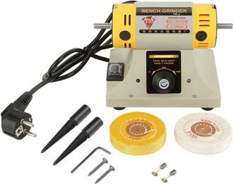 OEM Pulidora De 220 V Y 350 W, Amoladora El&eacute;ctrica Para Torno De Joyer&iacute;a, Para Lijar Y Pulir, Enchufe Europeo