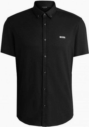 HUGO BOSS Mens Hugo Boss Black Motion Short Sleeved Shirt - Size: 40/Regular