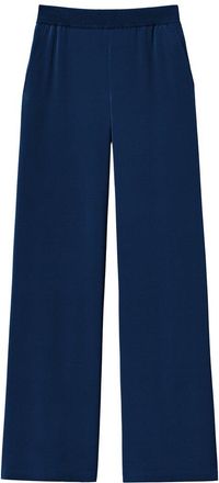 Lafayette 148 New York Riverside Silk-Blend Wide Leg Plus Pant