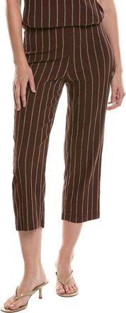 Anne Klein Petite Pull On Knit Wide Crop Pant