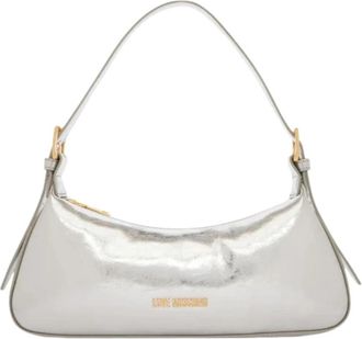 Love Moschino Borsa laminato - Dames - Schoudertassen - Grijs - ONE Size - Tassen