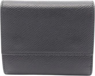 Celine Pre-owned Kleine Tri-fold leren portemonnee - Dames - Vintage Accessoires - Zwart - ONE Size - Leer - Vintage